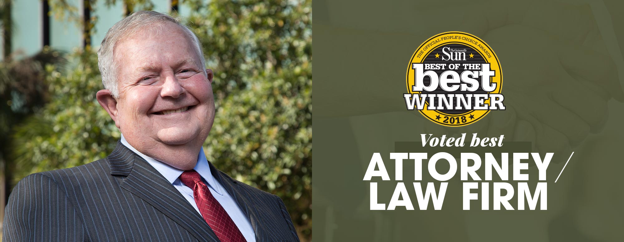 Voted Best Gainesville Attorney / Law Firm - Family Law, Business Law, Estate Planning, Probat and Civil Appeals